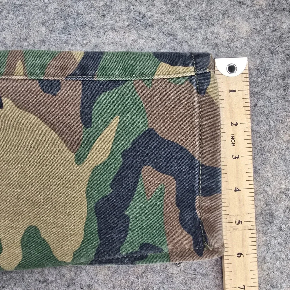 MNML Camo Cargo Pants Mens 2XL Green Good Ankle Zip Slim Tapered Streetwear